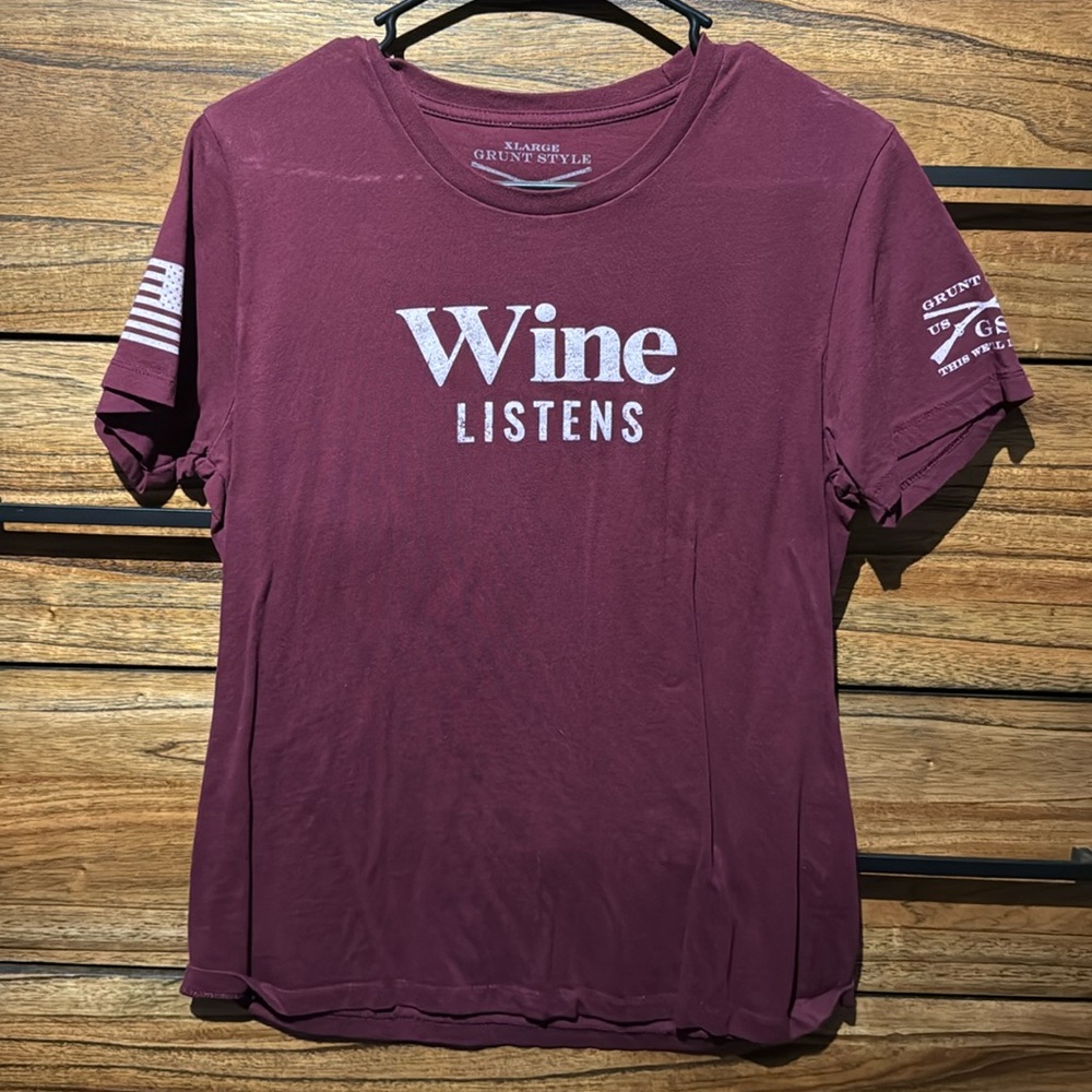Burgundy Tee